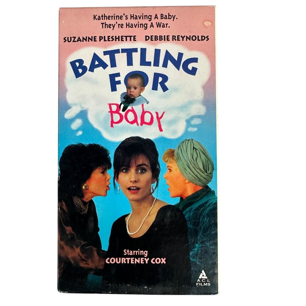 Battling For Baby VHS 1992 Comedy Drama Suzanne Pleshette Debbie Reynolds